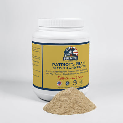 Patriots Peak: Grass Fed Whey Protein (Salty Caramel)