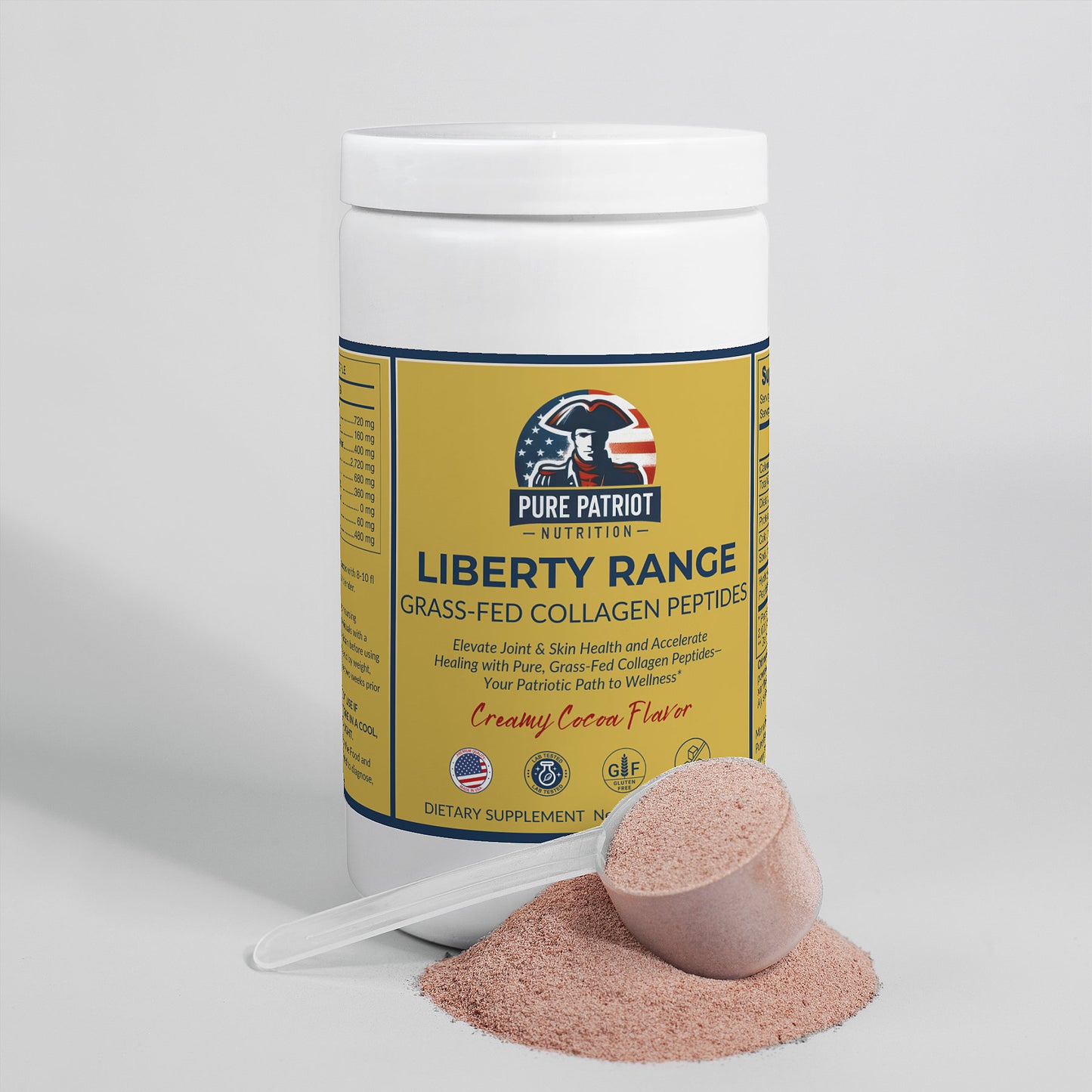 Liberty Range: Grass-Fed Collagen Peptides (Creamy Cocoa Flavor)