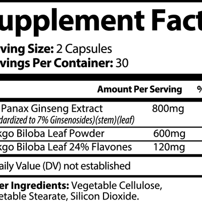 Eagle's Clarity With Ginkgo Biloba and Ginseng