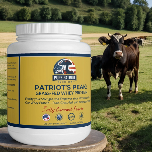 Patriots Peak: Grass Fed Whey Protein (Salty Caramel)